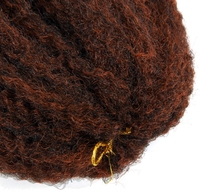 Capelli Marley per Twists, 18 Pollici, Afro Kinky, Extension Sintetiche per Trecce Marley