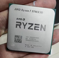 Processeur de jeu d'occasion pour Ryzen 7 5700X3D AM4 Tray CPU 96MB 3D V-Cache
