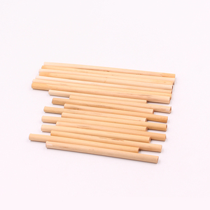 100% naturel Offre Spéciale roseau/blé/bambou boisson biodégradable pailles en bambou pour la fête - Product Image 1