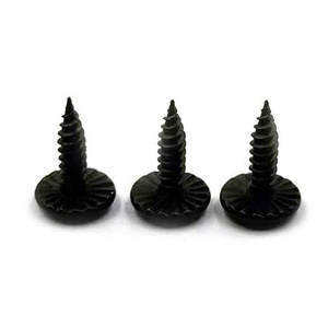 Vis autotaraudeuse à tête cylindrique à pointe acérée en acier au carbone de haute qualité, prix usine, phosphatée noire - Product Image 1