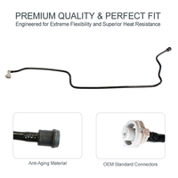 Tuyau de purge du réservoir d'expansion du liquide de refroidissement moteur 4G0121081BF, joint de remplacement pour Audi A7 S6 S7 C7 4.0T, tuyau de trop-plein, directement de l'usine