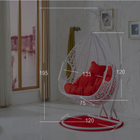 Hamac d'arbre fait à la main, Double pôle, siège suspendu, hamac oeuf, pour jardin et balcon, offre spéciale