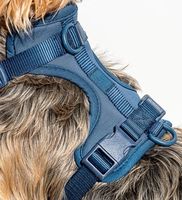 Harnais pour chien réglable à libération rapide, anti-traction, avec conception ergonomique, en maille respirante, réfléchissant et robuste