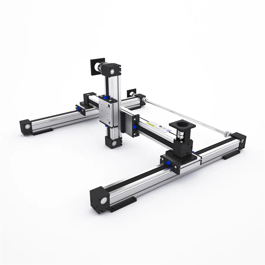 Multifunctional handling and cutting moving parts XYZ multi axis control slide table CNC linear actuator