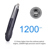 PR-08 2.4GHz Mouse pena sentuh optik nirkabel 800/1200/1600DPI tulisan tangan ergonomis untuk PC Laptop komputer penjelajahan Web