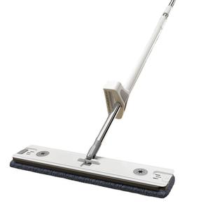 Flat <b>Mop</b> 50cm Microfiber <b>Rotating</b> Wet Dry Dual Use Hands Free Household <b>Mop</b> With Hook And Loop Fastener - Product Image 1