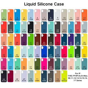 <span class=keywords><strong>Funda</strong></span> de silicona líquida auténtica al por mayor de fábrica <span class=keywords><strong>para</strong></span> <span class=keywords><strong>iPhone</strong></span> 17 16 15 14 13 12 11 Pro Max Xs Xr 7 <span class=keywords><strong>8</strong></span> <span class=keywords><strong>Plus</strong></span>, cubierta de goma - Product Image 6