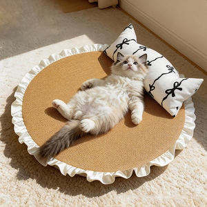 Cama de Verano para Gatos con Almohada, Sofá Refrigerante para Mascotas, Tapete de Hielo para Gatos y Perros, Artículos para Mascotas - Product Image 1