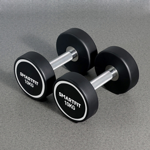 Haltères SMARTFIT CPU avec poignée chromée dure, logo personnalisé, <span class=keywords><strong>KGS</strong></span> LBS, acier 40Cr, ensemble d'haltères ronds commerciaux CPU - Product Image 1