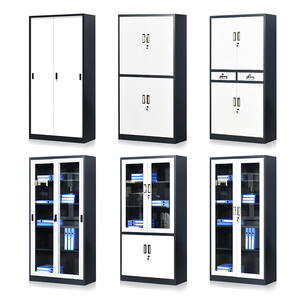 Armoire en acier robuste, meuble de chambre à coucher de style moderne avec rangement métallique sécurisé pour le bureau et la maison - Product Image 5