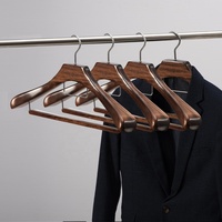 Porte-manteau vintage en bois, long cintre pour vêtements, vintage
