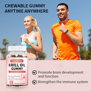 VitaSpring OEM Gummies à l'huile de krill Halal, supplément de bonbons gélifiés à l'huile de krill antarctique, marque privée, gummies biologiques à l'huile de krill Oméga <span class=keywords><strong>3</strong></span> - Product Image 2
