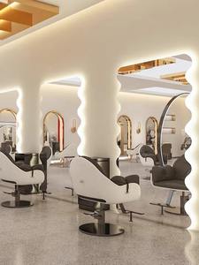 Vente en Gros Nouveau Design Mobilier de <span class=keywords><strong>Salon</strong></span> Poste de Coiffure avec Miroir Fauteuils de Barbier Postes de Barbier Miroir de Maquillage - Product Image 5