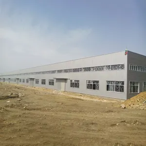 Ethiopia Kledingfabriek Hoge Kwaliteit Prefab Fabriek Gebouw Werkplaats Staalstructuur Fabriek Te Koop