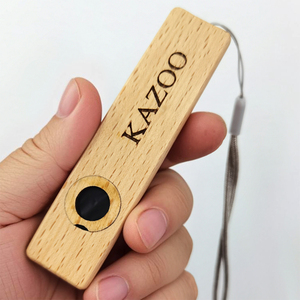 Nhà Máy Bán Buôn Nhỏ Kazu Piccolo Mới Rắn Gỗ Đơn Giản Và Dễ Dàng Để Tìm Hiểu Nhạc Cụ Vui Vẻ Miệng Sáo - Product Image 5
