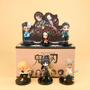 6-8cm Action Anime Figure <span class=keywords><strong>Mini</strong></span> Mignon Kamado Tanjirou Agatsuma Zenitsu <span class=keywords><strong>Nezuko</strong></span> Kimetsu No Yaiba Figure Demon Slayer Blind Box - Product Image 5