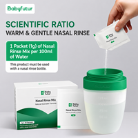Nasal Rinse Salt for Nasal Irrigator Physiological Saline Sinus Rinse Mix for Home Nasal Cleaning Kids and Adults Allergy Relief