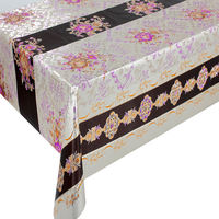 Nappe en PVC de luxe dorée, directement de l'usine, imperméable et résistante à l'huile, largeur personnalisable, pour fêtes et décorations extérieures