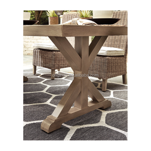 Muebles de Patio Contemporáneos de Alta Gama, Mesas de Comedor de Madera de Teca para Todo Clima, Muebles de Madera Hechos a Mano - Product Image 2