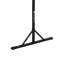 Station de barre de musculation réglable en hauteur en acier noir avec logo personnalisé Zhiqu ZQ-HB26070801 pour tractions et barres horizontales parallèles