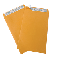 9x12 enveloppes autocollantes en papier kraft pour catalogue de sécurité, emballage de cartes de couleur personnalisées, enveloppe de Manille A4