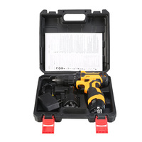 Perceuse-Visseuse à Percussion Électrique au Lithium Multifonction, Sans Fil et Portable, Rechargeable, 2 Vitesses, 1150 tr/min, Kit de Tournevis Électrique