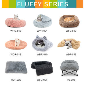 OEM Dogbed Hunde bett Cat Pet Betten Sofa Round Donut Wasch bar Luxus Designer Günstige Gemütliche Flauschige Hunde bett für große Hunde - Product Image 4