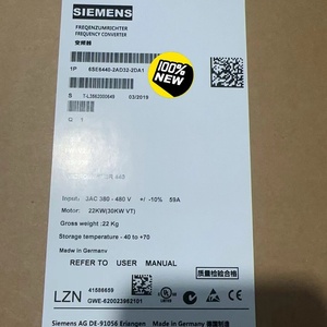 6SE6440-2AD32-2DA1 MM440 22kw 3AC 380-480V PLC - Product Image 1