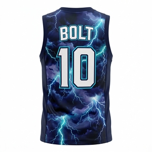 High Quality Breathable Men's Basketball Jersey Short Sleeve 3D Embroidered Front Logo Uniform for Custom Jersey - Product Image 6