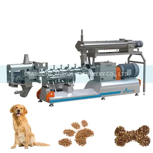 solution for dry pet dog cat food production line, fully supporting design drawings, site maps, flow charts and other services