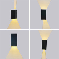 Lampe LED intelligente Tu-ya RGBW 9W, contrôle par application, compatible Al E-xa, étanche pour extérieur, lumière murale LED Go Og Le Home