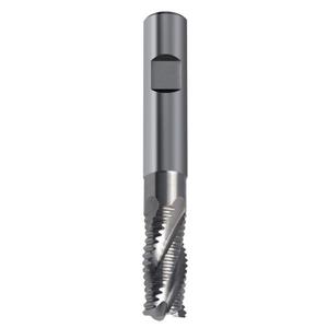 KRINO - 240171400 HSS-CO 8% Fresas de cuatro filos con vástago Weldon para desbaste, serie corta, BROCAS - Product Image 1