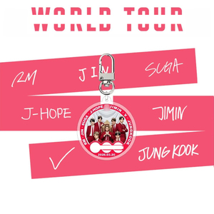 Llaveros Acrílicos de Kpop <span class=keywords><strong>BTS</strong></span>, Jungkook, Jimin, V, Jin, RM, Suga, J-Hope, Llaveros con Temática del Álbum World Tour, Regalo para Fans, Venta al Por Mayor - Product Image 6