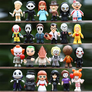 หุ่น PVC นักฆ่าหนังสยองขวัญน่ากลัวอุปกรณ์ปาร์ตี้ฮาโลวีนของเล่นสะสมสำหรับร้านขายของที่ระลึกและร้านค้าปลีก - Product Image 1