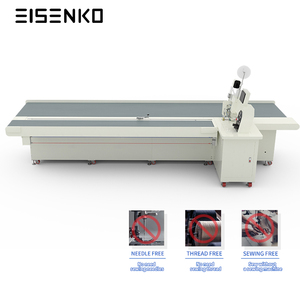 เครื่องเชื่อมริบบิ้นผ้าม่านไร้รอยต่อ EISENKO RD-WFFJJ-400-1 ดีไซน์ใหม่สวยงาม พร้อมมอเตอร์ PLC ทำงานอัตโนมัติ ประสิทธิภาพสูง - Product Image 3