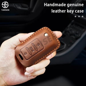 Custodia chiave per auto in pelle 2025 per <span class=keywords><strong>Skoda</strong></span> superba A7 <span class=keywords><strong>Kodiaq</strong></span> Seat Tiguan <span class=keywords><strong>Skoda</strong></span> Octavia <span class=keywords><strong>accessori</strong></span> per la protezione del telecomando - Product Image 5