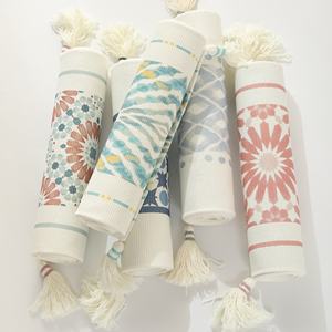 Nuovo stile fattoria Design moderno all'ingrosso fiore <span class=keywords><strong>Runner</strong></span> Wedding tavolo festa stampa di fiori di lusso cotone intrecciato <span class=keywords><strong>Runner</strong></span> - Product Image 6