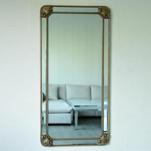 Specchio da pavimento in rovere <span class=keywords><strong>Vintage</strong></span> con struttura in legno ad arco - Product Image 5