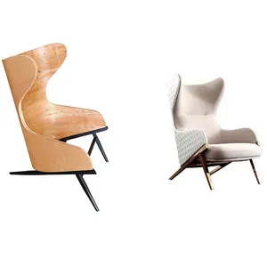 Kunden spezifische gebogene Sperrholz stuhl teile für Liegestuhl Geformtes Eukalyptus sperrholz für Stuhls itz und Rückenlehne