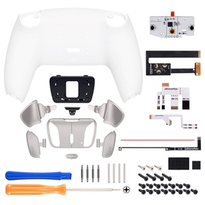 White Metal Button Rise 4.0 Remap Kit Paddles With Upgraded Board,Back Shell,Back Buttons for PS5 Playstation5 Mod - Product Image 2
