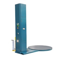 Emballage automatique de film étirable de palette de type plateau tournant personnalisé/machine d'emballage automatique de film étirable de palette