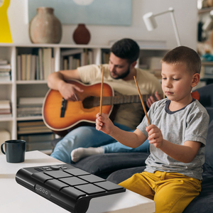 Bộ trống điện tử Konix Hot Sale, nhạc cụ trống điện tử, trống điện acoustic kèm pin và loa - Product Image 3