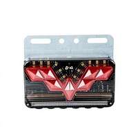 Feu de position latéral à LED à défilement lumineux 12V 24V, boîtier en plastique, logo personnalisé pour remorque et camion