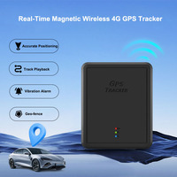 Mini Rastreador GPS Inalámbrico Magnético Portátil con Cobertura Global Completa en Tiempo Real, Red GSM 4G LTE para Vehículos, Niños, Perros, Camiones
