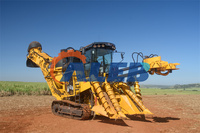 Coupe de tige entière de moissonneuse de canne à sucre actionnée par tracteur Offre Spéciale pour le rendement élevé