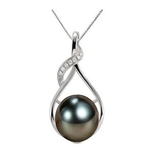 Regalos Xinfly para Mujer - Collar de Perlas Negras de Tahití - Joyería para Boda, Cumpleaños, Aniversario - Regalos para Mamá, Novia, Día de Navidad - Product Image 1