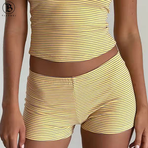 Completo Set Loungewear Donna Y2K Primavera 2026 con Logo Personalizzato, Top a Maniche Lunghe a <span class=keywords><strong>Pois</strong></span> e Shorts Coordinati con Fascia per Capelli - Edizione San Valentino - Product Image 6