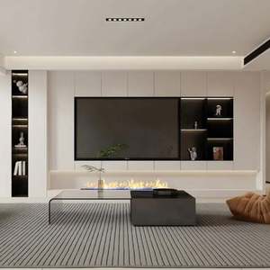 Meuble TV mural moderne minimaliste à succès, couleur personnalisable, fabriqué en Chine pour le salon - Product Image 4