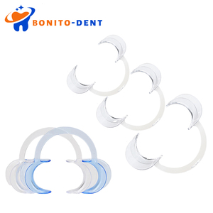 Écarteur de lèvres orthodontique jetable en plastique rose type c ouverture de la bouche blanchiment des dents écarteur de joue dentaire - Product Image 3