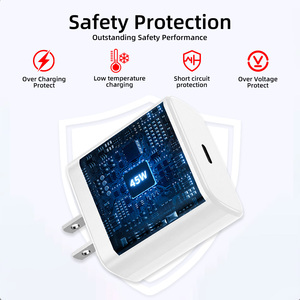 Chargeur mural USB-C GaN 45W PD 3.0 PPS ultra-rapide avec prise US, alimentation QC OEM <span class=keywords><strong>en</strong></span> gros pour téléphones et ordinateurs portables - Product Image 4